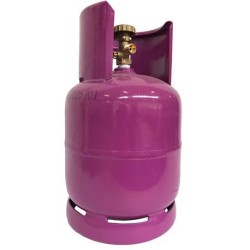 Propaanfles gelast (2,5 Kg) 3/8″ Links 6.1 Liter