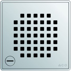 ACO Showerdrain Easyflow designrooster vierkant Quadrato ver