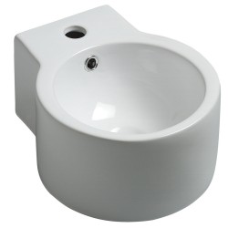 Kronos fontein 32 x 27,5 x 16 cm keramiek glans wit