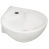 Porta hoekfontein 35 x 35 x 14,5 cm glans wit