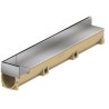 ACO Slotline RVS opzetelement uitwendige hoek hoogte 65mm 850+150mm