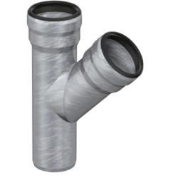 ACO GM-X T-stuk DN100/100 x 87°
