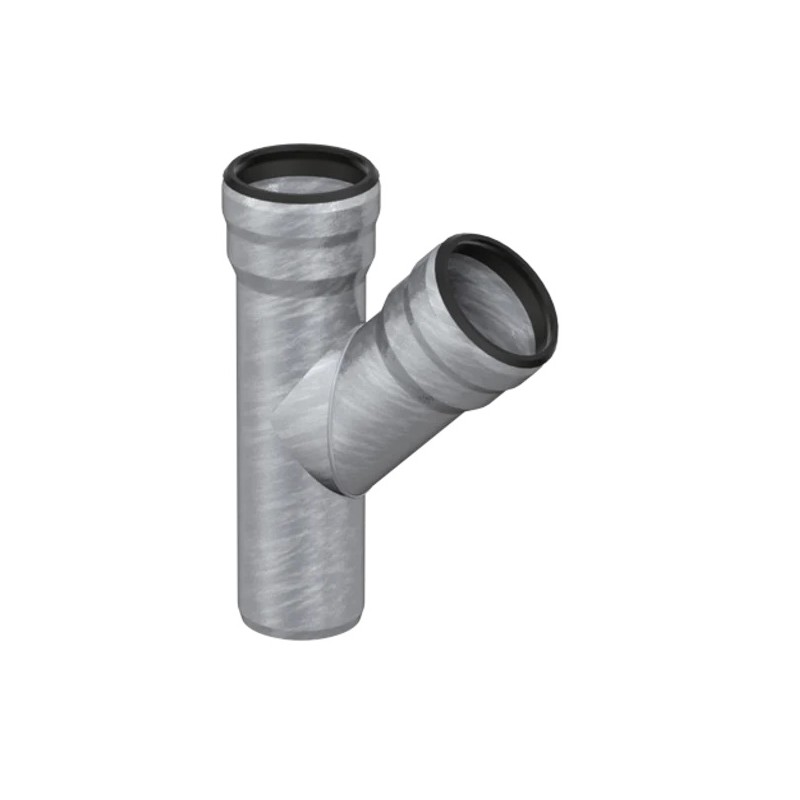 ACO GM-X T-stuk DN50/50 x 87°