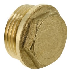 BONFIX Draad messing plug met zeskant 5/4" bu.dr.