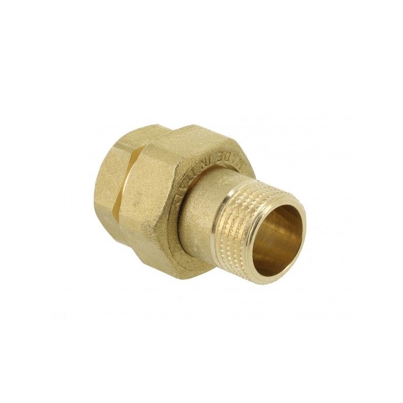 BONFIX Draad messing 3-delige koppeling 1/2" bi.dr x bu.dr.