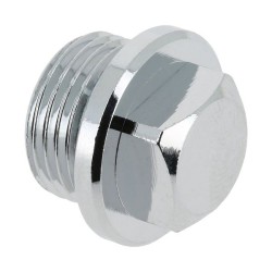 BONFIX Draad messing plug met vierkant 3/4" bu.dr. verchroomd