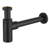 UniMatch wastafelsifon 5/4" x 32 mm mat zwart