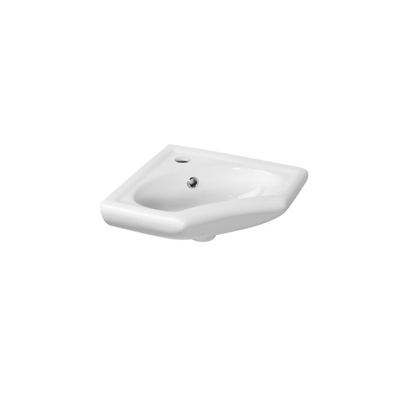 Trevi hoekfontein 35 x 35 x 15 cm keramiek glans wit
