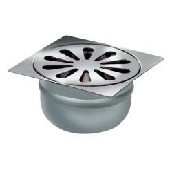 van den Berg rvs doucheput 10x10 nr.412   OU
