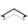 Roval Opaaltrim binnenhoek 51 x 35mm geanodiseerd