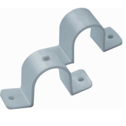 pvc valpijpzadel met stootdop wit