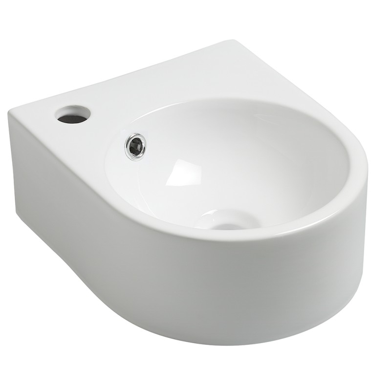 Erato fontein 34 x 27,5 x 12 cm keramiek glans wit