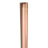 Koperen hemelwaterafvoerbuis gelast 3000 x  80 x 0,60mm