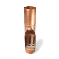 Wentzel koperen loofafscheider / bladafscheider Ø80mm