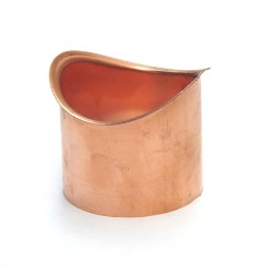 koperen tapeind ovaal 100mm
