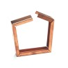 Koperen wrong vierkant 120mm