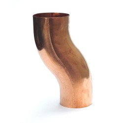 Koperen HWA 80 mm/sprongstuk 50 mm / 0,70 mm