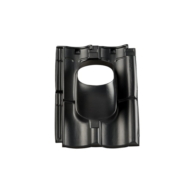 Dakdoorvoerpan 214 Verbeterde Holle 25-45° 4-pans BC zwart