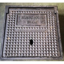 Straatkop gietijzer Ø315mm blind