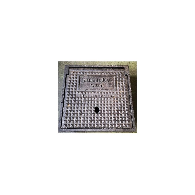 Straatkop gietijzer Ø315mm blind