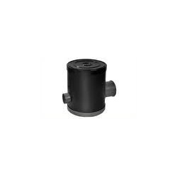 pvc controleput 315mm aansluiting 2 x 125 met deksel 315