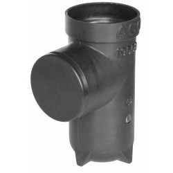 ACO Hexaline zandvanger Ø110mm met verwijderbaar spie eind.