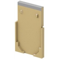 ACO Multidrain V100 eindplaat verzinkte rand