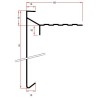 Roval daktrim Classic Plus 110 x 60mm geanodiseerd
