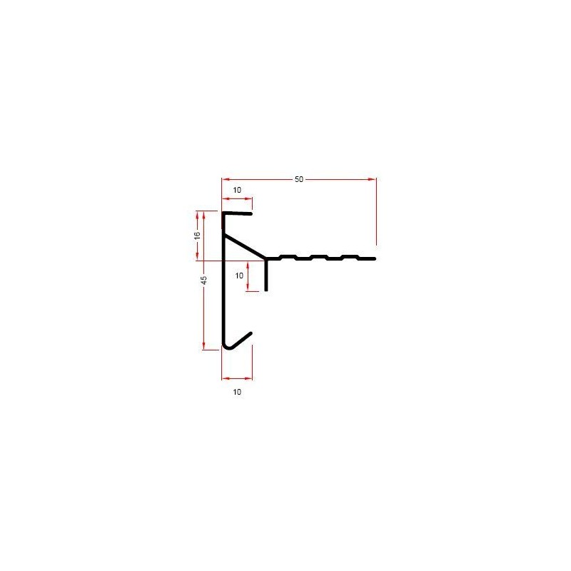 Roval daktrim Classic Plus 45 x 50mm geanodiseerd
