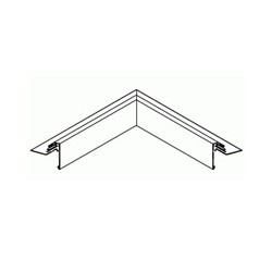 Roval-77 aluminium binnenhoek gemoffeld 100 x 100 mm