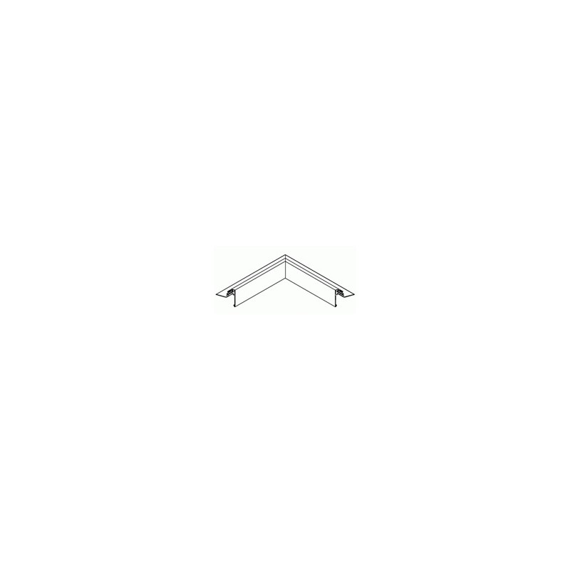 Roval-77 aluminium binnenhoek gemoffeld 100 x 100 mm