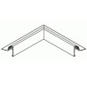 Roval-77 aluminium binnenhoek gemoffeld 100 x 100 mm