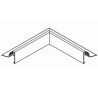 Roval-77 aluminium binnenhoek geanodiseerd 150 x 100 mm