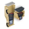 ACO Europoint modulaire afwateringspunt lage put onderbak Ø110mm