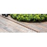 ACO Slimline lijngoot inclusief CorTen design rooster 1000mm
