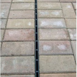 ACO Hexa Slotline zwart goot met 2 opzetstukken H60 L1000mm