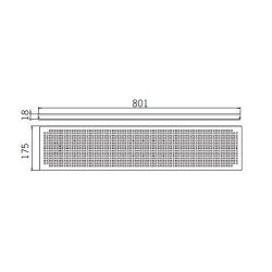 ACO Rooster Quadrato t.b.v  ACO Showerdrain X 2.0