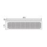 ACO Rooster Quadrato t.b.v  ACO Showerdrain X 2.0