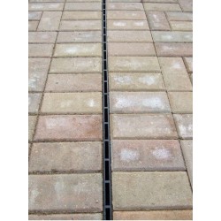 ACO Hexa Slotline zwart goot met 2 opzetstukken H60 L1000mm