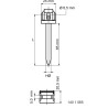 Walraven BIS Muurpen B 65 mm