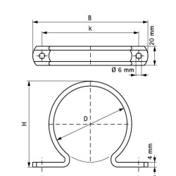 Walraven BIS PVC Zadel grijs 32 mm