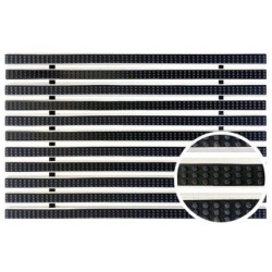 ACO House and Garden aluminium mat met casetteborstel 1000 x 500mm