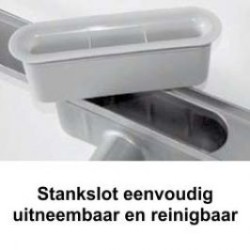 ACO Showerdrain C douchegoot vloerflens laag 1185 mm