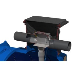 Trident 150 Sifonfilter met skimmeroverloop tot 150m2 dakoppervlak