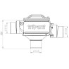 Trident 150 Sifonfilter met skimmeroverloop tot 150m2 dakoppervlak