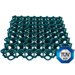 Stella Green grasplaat / grindplaat / grastegel 50 x 50 x 4cm groen