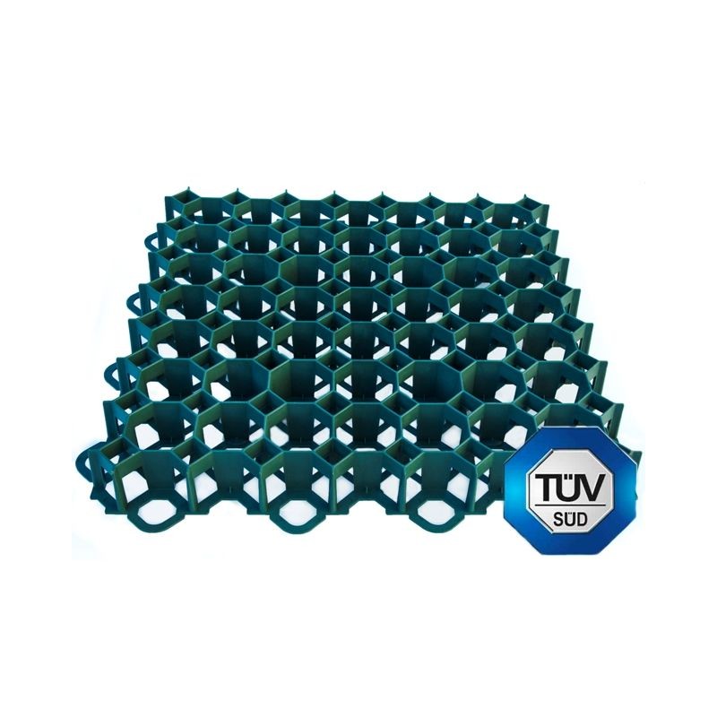 Stella Green grasplaat / grindplaat / grastegel 50 x 50 x 4cm groen