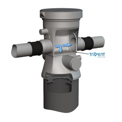 Trident 325 regenwaterfilter voor ondergrondse plaatsing tot 325m2 dak