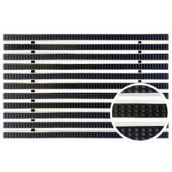 ACO House and Garden aluminium mat met casetteborstel 600 x 400mm