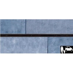 ACO Hexa Slotline zwart goot met 2 opzetstukken H60 L1000mm